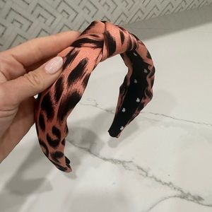 Perfect condition. Pink leopard lele sadoughi headband